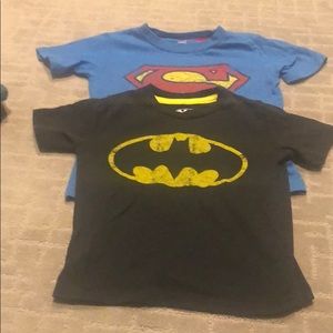 Batman/Superman 3t tshirt bundle